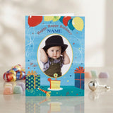 Happy Happy Birthday Personalised Card