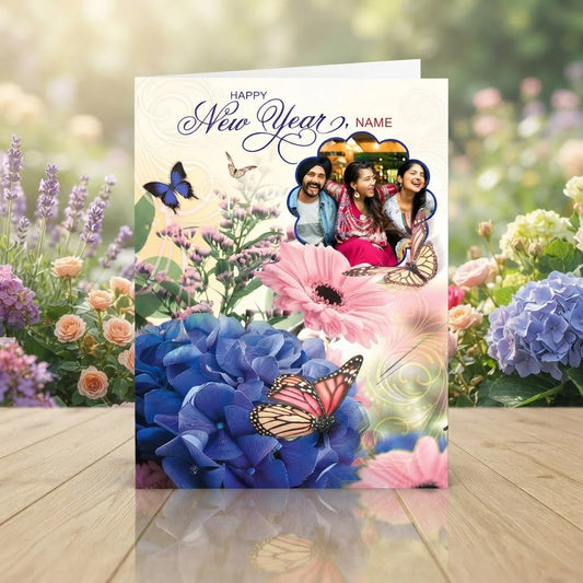 Happy New Year Personalised Card