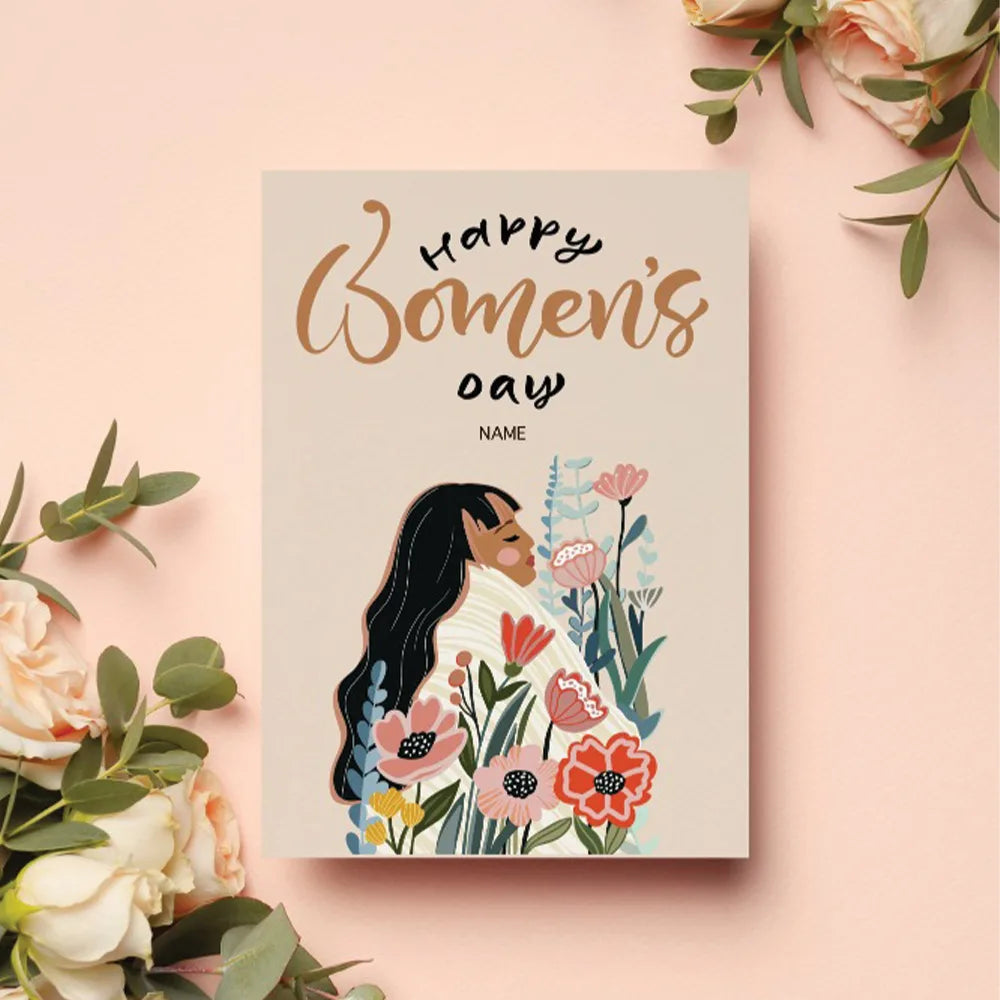 Wonderful Women's Day Personalised Greeting Card