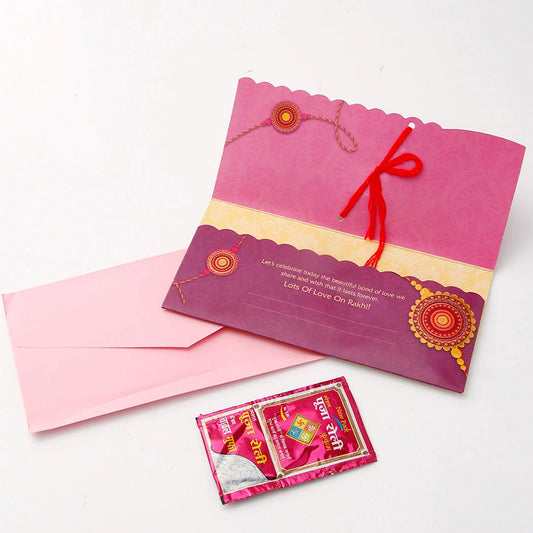 Archies 'Rakhi Wishes For A Dear Brother' Mailer With UXR Evil Eye Classic Oud Perfume