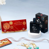 Archies 'For My Dear Brother' Rakhi Mailer With UXR Evil Eye Royal Life Perfume