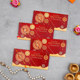 Pack Of 4 For My Brother On Rakshabandhan Rakhi Mailer