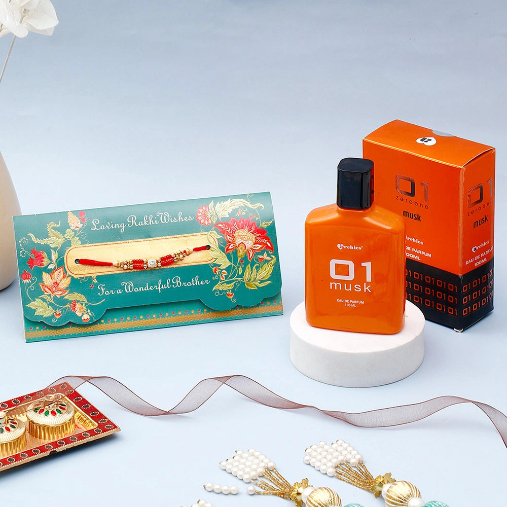 Archies 'Loving Rakhi Wishes' Mailer With 01 Musk Perfume