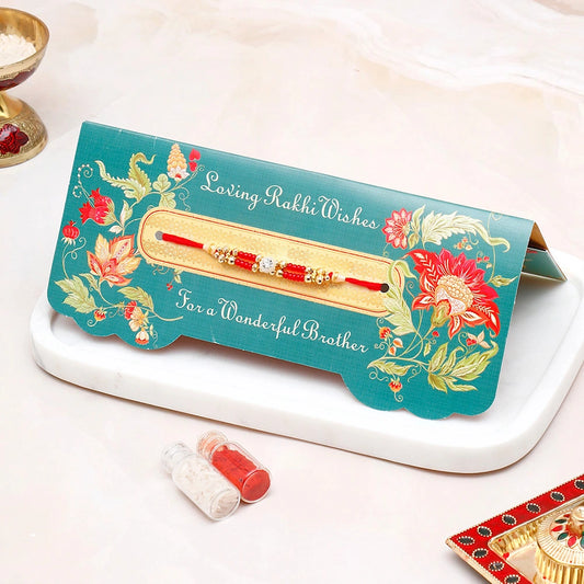 01  Men Perfume with Best Brother Mug & Loving Rakhi Wishes Mailer