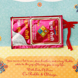 Archies 'Wishing A Wonderful Brother' Rakhi Mailer With UXR Evil Eye Royal Life Perfume