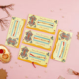 Pack Of 5 Wishing A Wonderful Brother Rakhi Mailer