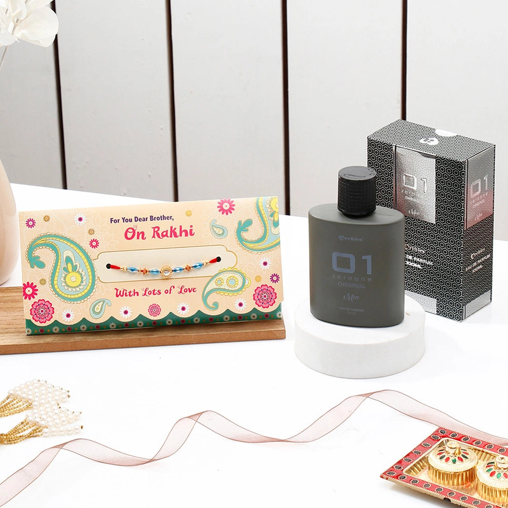 Archies 'On Rakhi With Lots Of Love' Mailer With 01 Original Men Perfume