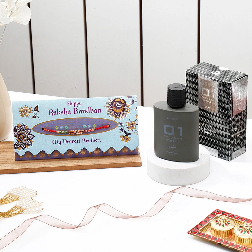 Archies 'Happy Raksha Bandhan' Mailer With 01 Original Men Perfume