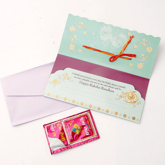 Archies 'With Lots Of Love On Raksha Bandhan' Mailer With 01 Original Men Perfume