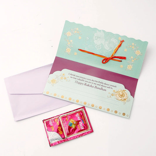 Pack Of 5 With Lots Of Love On Rakshabandhan Rakhi Mailer