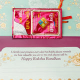 Pack Of 5 With Lots Of Love On Rakshabandhan Rakhi Mailer