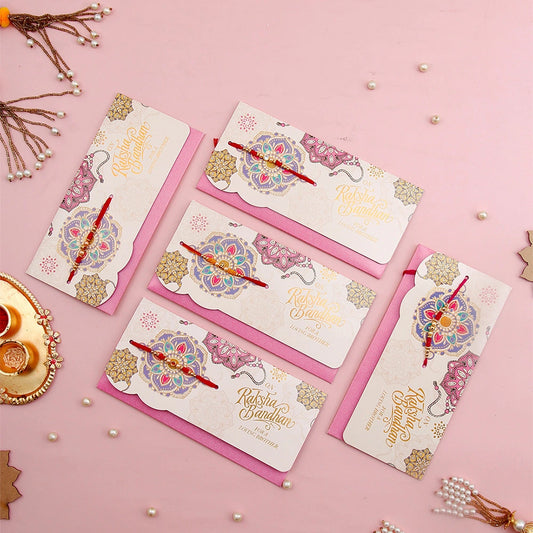 Pack Of 5 On A Rakshabandhan For My Brother Rakhi Mailer