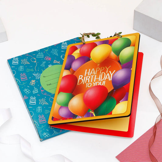 Happy Birthday To You Balloons Greeting Card