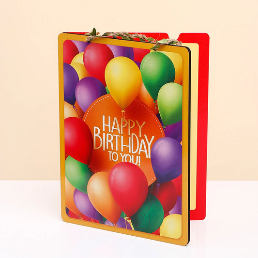 Happy Birthday To You Balloons Greeting Card