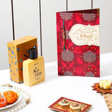 Happy Rakhi Greeting Card with Archies Classic Oud Perfume