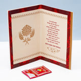 Happy Rakhi Greeting Card with Archies UXR Perfume