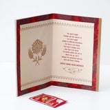 Pack Of 6 Happy Rakhi Bhai Greeting Card With Envelope