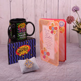 Gazing Evil Eye Keychain With Sister Greeting Card and Mug