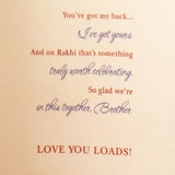 Dear Brother Rakhi Greeting Card with Archies Classic Oud Perfume