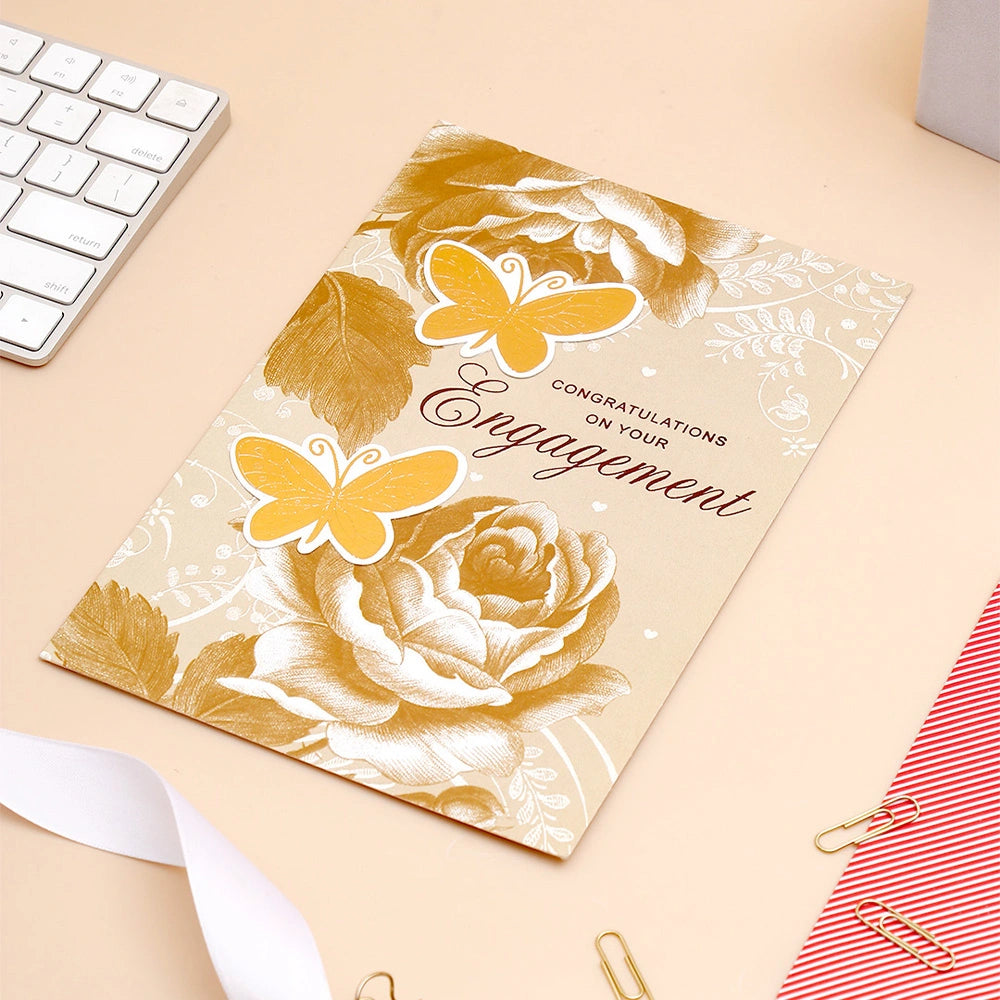 Congrats On Your Engagement Greeting Card