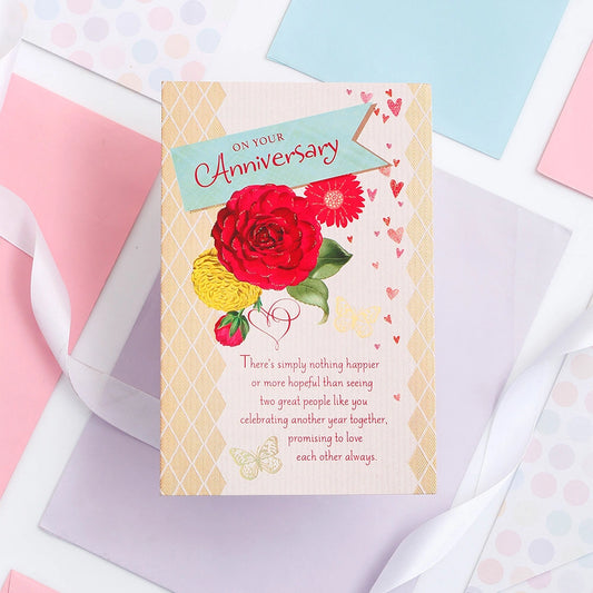 Heartfelt Wishes On Your Anniversary Greeting Card