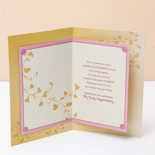 Create Beautiful Memories On Your Anniversary Greeting Card