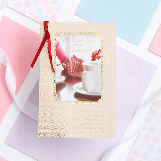 Anniversary Wishes For My Husband Greeting Card