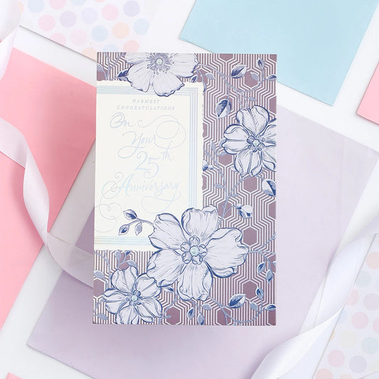 On Your 25th Anniversary Greeting Card