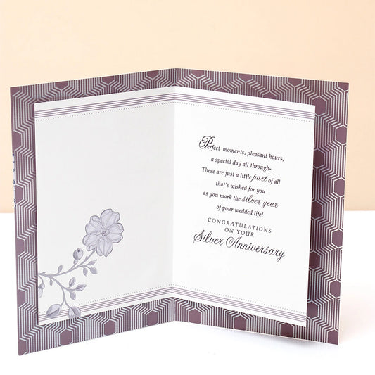 On Your 25th Anniversary Greeting Card