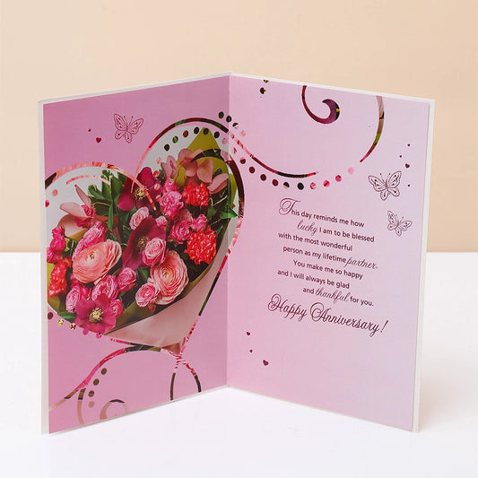 Wishes To My Wonderful Wife Greeting Card