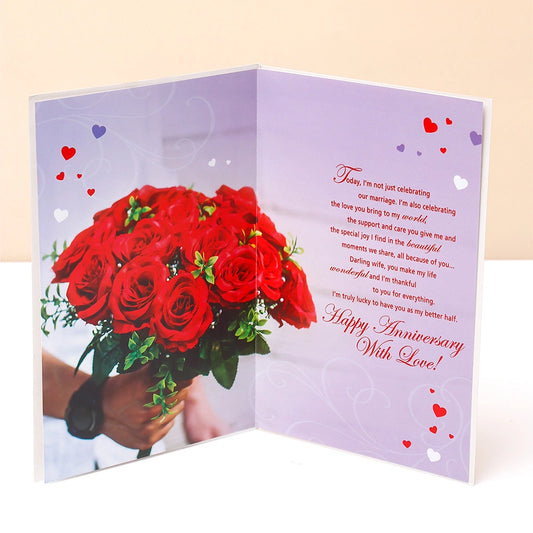 Wishes For My Darling Wife Greeting Card