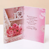 Warm Wishes to My Dear Wife On Anniversary Greeting Card