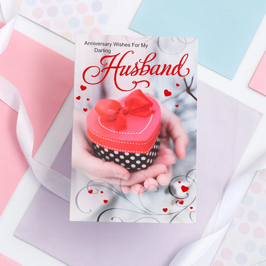 Anniversary Wishes For My Darling Husband Greeting Card