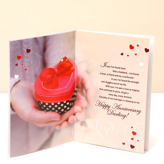 Anniversary Wishes For My Darling Husband Greeting Card