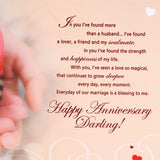 Anniversary Wishes For My Darling Husband Greeting Card