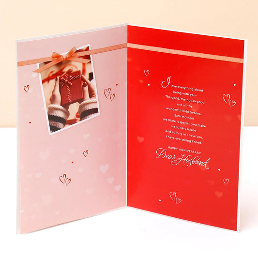 On Our Anniversary Dear Husband Greeting Card