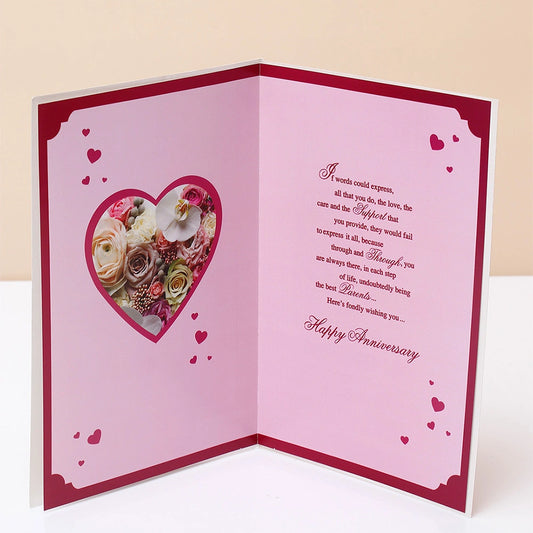 Anniversary Joys For Dear Parents Greeting Card