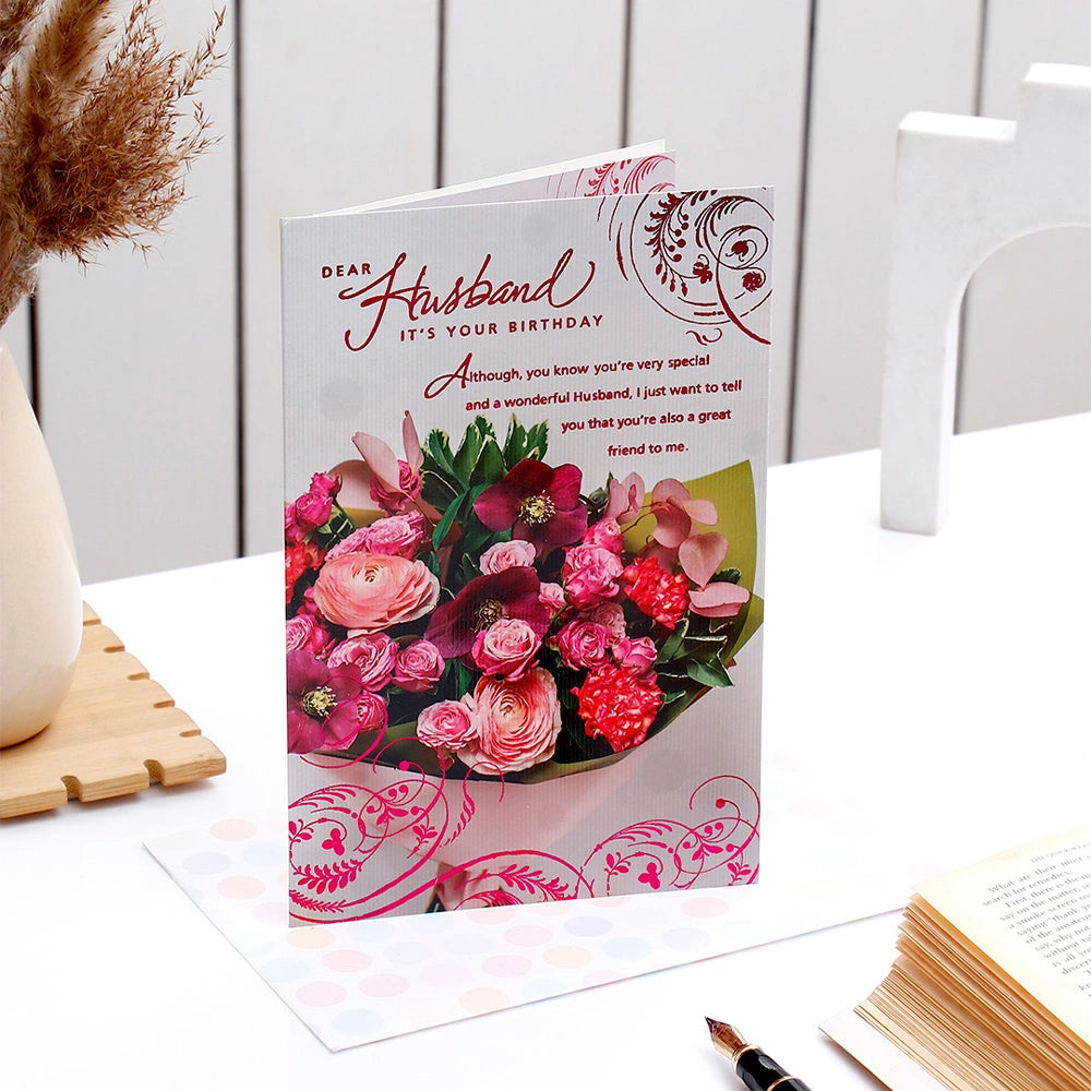 Dear Husband Birthday Greeting Card
