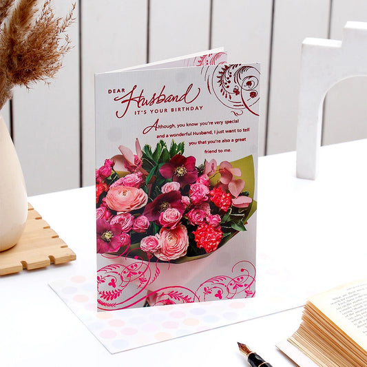 Dear Husband Birthday Greeting Card