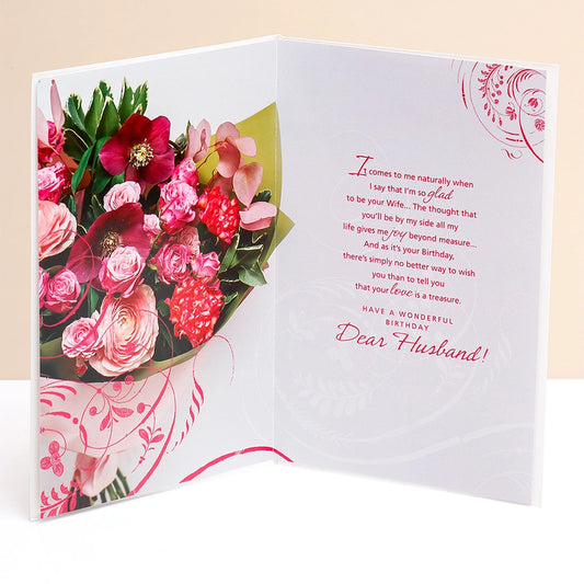 Dear Husband Birthday Greeting Card