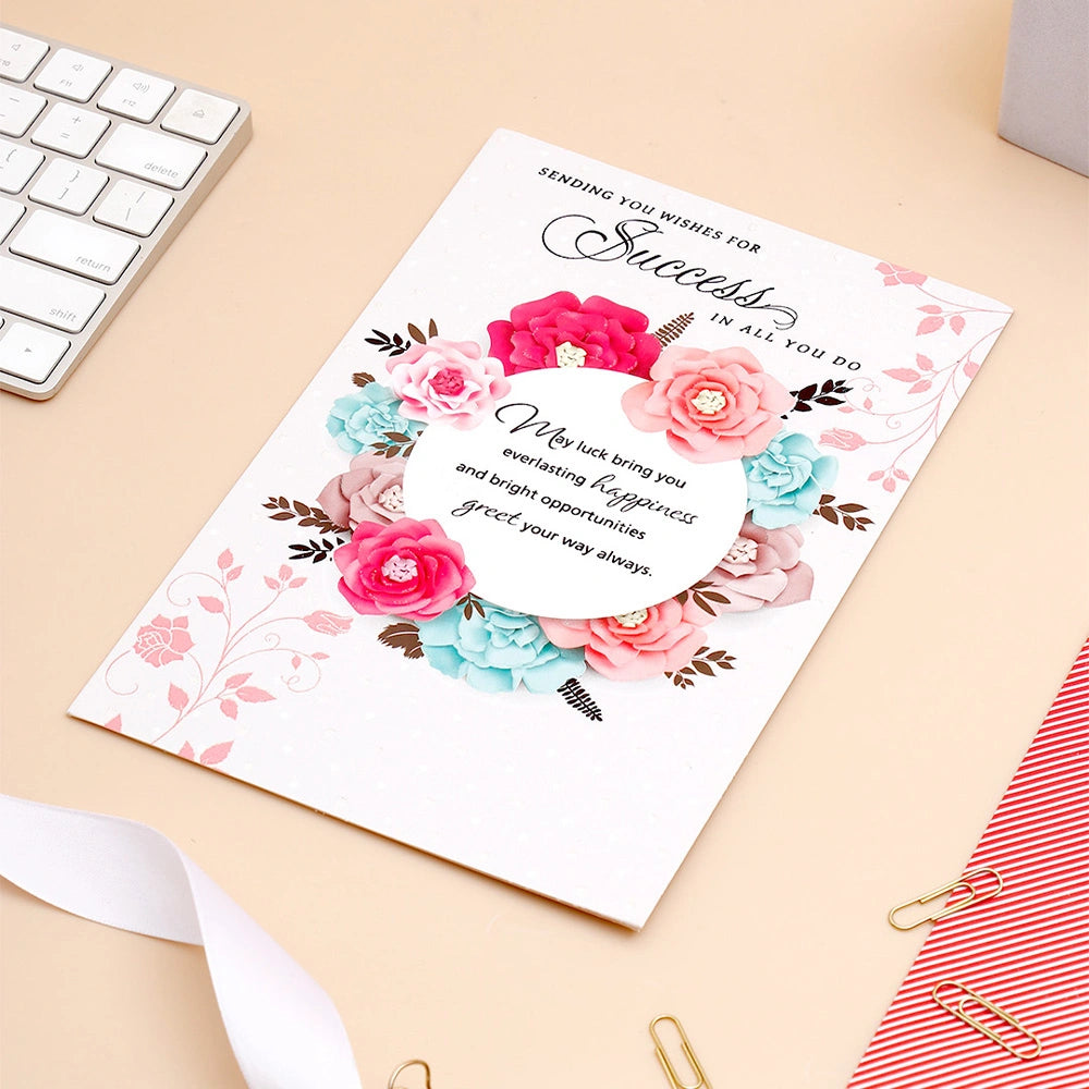 Sending You Wishes For Success Greeting Card