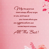 Sending You Wishes For Success Greeting Card