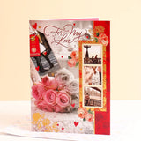 For My Love Greeting Card With Envelope