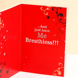 Kiss Me Greeting Card With Envelope