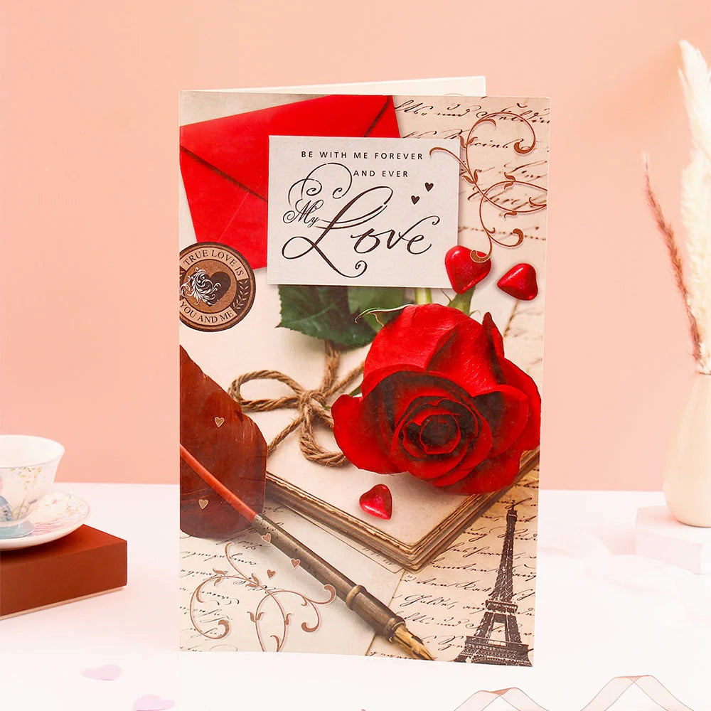 Be With Me ForeverAnd Ever Greeting Card With Envelope