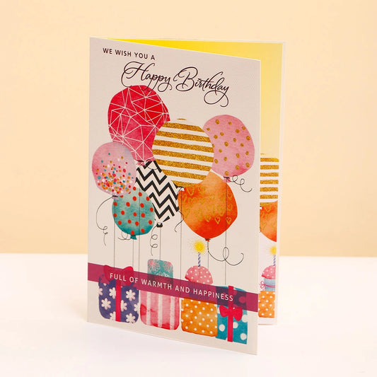 We Wish You A Happy Birthday Greeting Card and Ferrero Rocher 200 GM