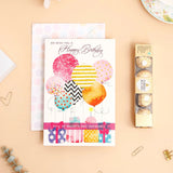 We Wish You A Happy Birthday Greeitng Card and Ferrero Rocher 50 GM