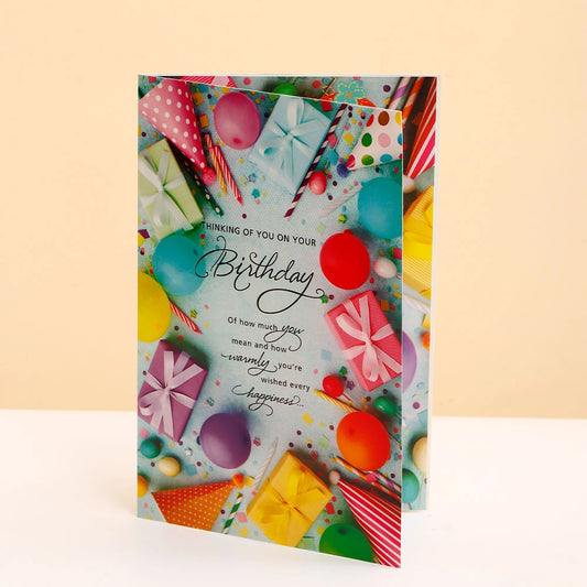 Have A Great Day Birthday Greeting Card and Ferrero Rocher 200 GM
