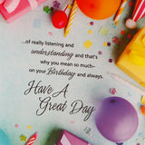 Have A Great Day Birthday Greeting Card and Ferrero Rocher 200 GM