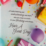 Have A Great Day Birthday Greeting Card and UXR Perfume